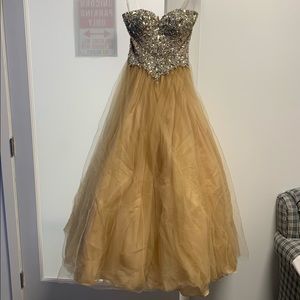 Swarovski Crystal Sweetheart Strapless Ballgown
